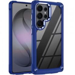 Samsung s26 Ultra Ultimate CaseX Transparent Hybrid Case with Metal Buttons And Camera Edges - B