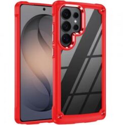 Samsung s26 Ultra Ultimate CaseX Transparent Hybrid Case with Metal Buttons And Camera Edges - R