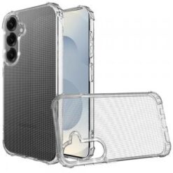 Samsung s26 Shockproof Transparent Thick TPU Case Cover - Clear