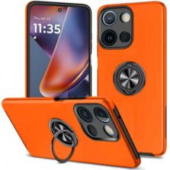 For Moto G 5G 2025/2026 / G PLAY 2026 CHIEF Oil Painted Magnetic Ring Stand Hybrid Case Cover - Cosm