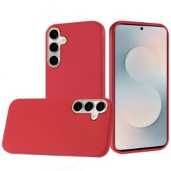 Samsung s26 Plus Classy Slick Chromed Around Hybrid Case Cover - Red