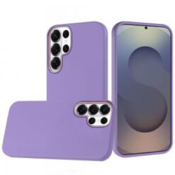 Samsung s26 Ultra Classy Slick Chromed Around Hybrid Case Cover - Dark Purple