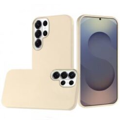 Samsung s26 Ultra Classy Slick Chromed Around Hybrid Case Cover - White