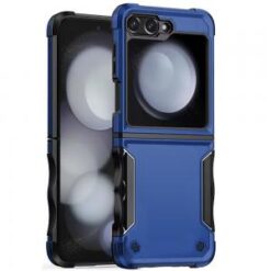 Samsung Z Flip 7FE / Flip 6 Exquisite Tough Shockproof Hybrid Case Cover - Blue