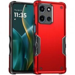 Moto G Stylus 5G 2026/2025 Exquisite Tough Shockproof Hybrid Case Cover - Red