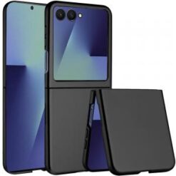 Samsung Z Flip 7 Flip Snap On Premium Matte Finish Case Cover - Black