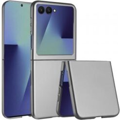 Samsung Z Flip 7 Flip Snap On Premium Matte Finish Case Cover - Gray