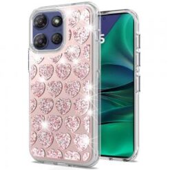 Moto G Stylus 5G 2026/2025 Bling Hybrid Case Cover - E