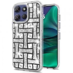 Moto G Stylus 5G 2026/2025 Bling Hybrid Case Cover - K