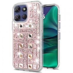 Moto G Stylus 5G 2026/2025 Bling Hybrid Case Cover - L