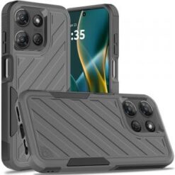 Moto G Stylus 5G 2026/2025 Noble lined shockproof dual layer hybrid - Grey/Black