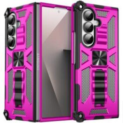 Samsung Galaxy Z Fold 7 Machine Design Hybrid with Kickstand - Hot Pink