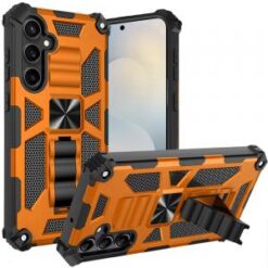 Samsung s26 Machine Design Hybrid with Kickstand - Cosmic Orange