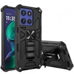 Moto G Stylus 5G 2026/2025 Machine Design Hybrid with Kickstand - Black