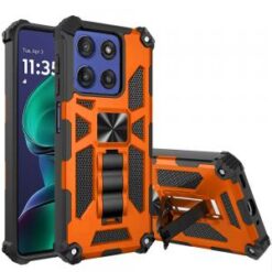 Moto G Stylus 5G 2026/2025 Machine Design Hybrid with Kickstand - Cosmic Orange