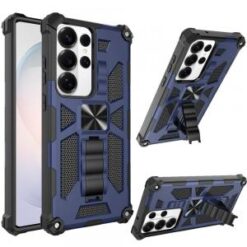 Samsung s26 Ultra Machine Design Hybrid with Kickstand - Dark Blue