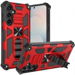 Samsung s26 Tough Hybrid With Ring Stand Case - Black