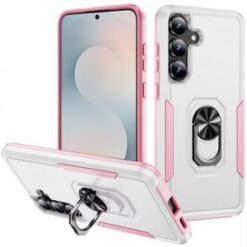 Samsung s26 Tough Hybrid With Ring Stand Case - White