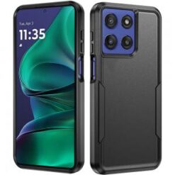 Moto G Stylus 5G 2026/2025 Tough Hybrid Case - Black