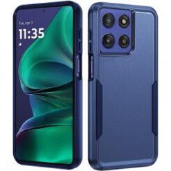 Moto G Stylus 5G 2026/2025 Tough Hybrid Case - Dark Blue