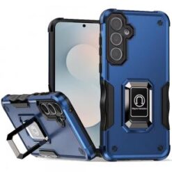 Samsung s26 OPTIMUM Magnetic Ring Stand Hybrid Case Cover - Blue