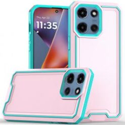 For Moto G 5G 2025/2026 - G Play 2026 - Rank Tough Strong Modern Fused Hybrid Case Cover - Light Pin