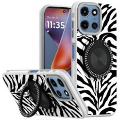 For Moto G 5G 2025/2026 - G Play 2026 - Metal Diamond CD Pattern Design Matte Finished Hybrid with R