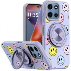 For Moto G 5G 2025/2026 - G Play 2026 - Metal Diamond CD Pattern Design Matte Finished Hybrid with R