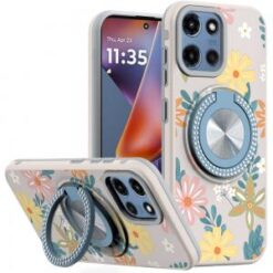 For Moto G 5G 2025/2026 - G Play 2026 - Metal Diamond CD Pattern Design Matte Finished Hybrid with R