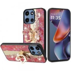 For Moto G 5G 2025/2026 - G Play 2026 - SPLENDID Diamond Glitter Ornaments Engraving Case Cover - En