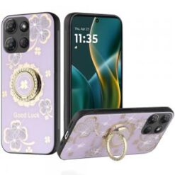 Moto G Stylus 5G 2026/2025 SPLENDID Diamond Glitter Ornaments Engraving Case Cover - Good Luck F