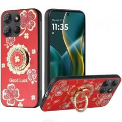 Moto G Stylus 5G 2026/2025 SPLENDID Diamond Glitter Ornaments Engraving Case Cover - Good Luck F