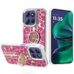 Moto G Stylus 5G 2026/2025 Splendid Floral Designs with Metal Camera and Buttons with Butterfly