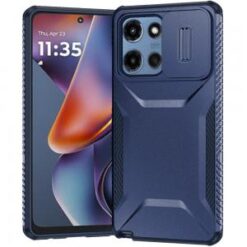 For Moto G 5G 2025/2026 - G Play 2026 - Ultimate U Design Hybrid with Camera Window Covering - Dark