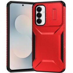 Samsung s26 Plus Ultimate U Design Hybrid with Camera Window Covering - Red