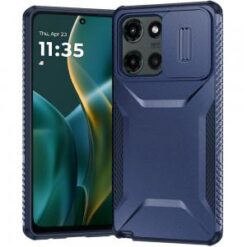 Moto G Stylus 5G 2026/2025 Ultimate U Design Hybrid with Camera Window Covering - Blue