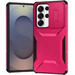 Samsung s26 Ultra Ultimate U Design Hybrid with Camera Window Covering - Hot Pink