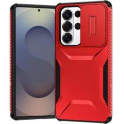 Samsung s26 Ultra Ultimate U Design Hybrid with Camera Window Covering - Red