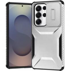 Samsung s26 Ultra Ultimate U Design Hybrid with Camera Window Covering - Silver