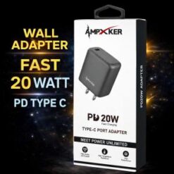 [WALL CHARGER] (PD-TypeC BLACK) - UL - (LANE A7 ITEM 12)
