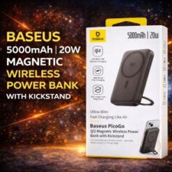BASEUS 5000mAH 20w Magnetic Wireless Power Bank with Stand (B/C BASEUS 3)