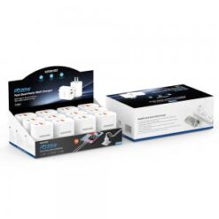 ESEEKGO [DUAL PORT - WALL CHARGER] (20W USB-A-TypeC WHITE) - [12 Pcs Box] - (LANE B2 ITEM 48)