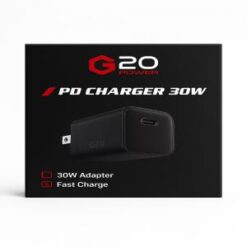 G POWER [WALL CHARGER] (30W PD BLACK) - (LANE B14 ITEM 3)