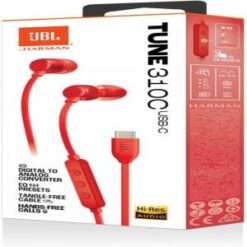 JBL TUNE 310C - WIRED HI-RES IN-EAR (HEADPHONES) (BT / RED)