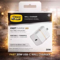 OTTERBOX [WALL CHARGER] (20W PD-TypeC WHITE) - FAST CHARGING - (LANE B15 ITEM 1)