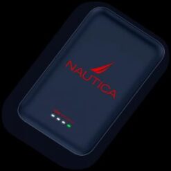 NAUTICA [15W FAST POWER BANK] (5000MAH) - MAGNETIC PORTABLE - NAVY BLUE RED (LANE C12 ITEM 45)