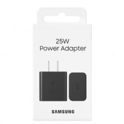 SAMSUNG [WALL CHARGER] (25W TypeC BLACK) - FAST CHARGE COMPACT - (LANE C1 ITEM 7)