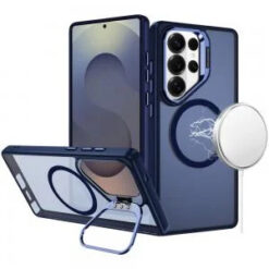 Samsung s26 Ultra Fearless Tough HQ Metallic Hybrid with Camera Ring Stand [Magnetic Circle] Cas