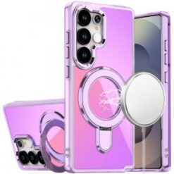 Samsung s26 Ultra CHROME HQ Rotational Magnetic Ring Hybrid - Light Purple