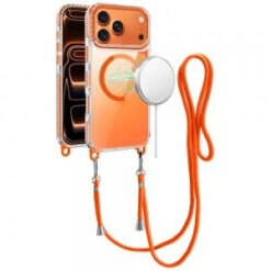 iPhone 17 Pro Max Transparent HQ Clear Line Design Edged Hybrid [Magnetic Circle] with Matching
